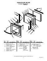 Предварительный просмотр 4 страницы KitchenAid KEBU208SSS02 Parts List