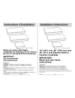 KitchenAid KECC051HBL1 Installation Instructions Manual preview