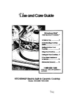 KitchenAid KECC500B Use And Care Manual предпросмотр