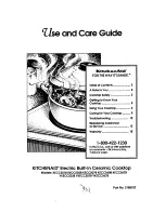 Preview for 1 page of KitchenAid KECC501B Use And Care Manual