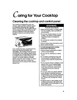 Preview for 9 page of KitchenAid KECC501B Use And Care Manual