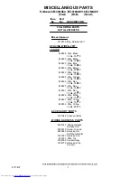 Preview for 3 page of KitchenAid KECC508GBL1 Parts Manual