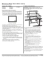 KitchenAid KECC602B Product Dimensions предпросмотр