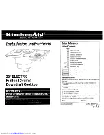 KitchenAid KECD805EAL0 Installation Instructions Manual предпросмотр