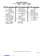 Предварительный просмотр 2 страницы KitchenAid KECD865HBL0 Parts List