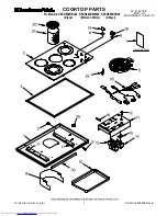 Предварительный просмотр 1 страницы KitchenAid KECD866RSS - ARCHITECT II 36" Ceramic Glass S Parts List