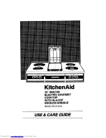 KitchenAid KECG-2240 Use & Care Manual предпросмотр