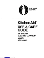 KitchenAid KECS-1340 Use And Care Manual предпросмотр