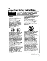 Preview for 3 page of KitchenAid KEDH207WHO Use And Care Manual