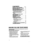 Preview for 2 page of KitchenAid KEDS100 Use & Care Manual