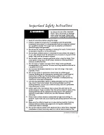 Preview for 3 page of KitchenAid KEDS100V Use And Care Manual