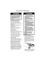 Preview for 14 page of KitchenAid KEDS100V Use And Care Manual