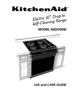 KitchenAid KEDS100W Use And Care Manual preview