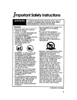 Preview for 3 page of KitchenAid KEDS200Y Use And Care Manual