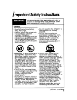 Preview for 3 page of KitchenAid KEDS207B Use And Care Manual