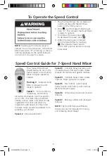 Preview for 8 page of KitchenAid KEE07A Instructions Manual