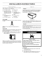 Preview for 5 page of KitchenAid KEHS01P Use And Care Manual