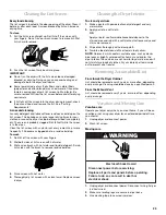 Preview for 23 page of KitchenAid KEHS01P Use And Care Manual