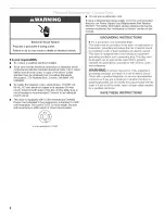 Preview for 8 page of KitchenAid KEHS02RMT0 Use & Care Manual