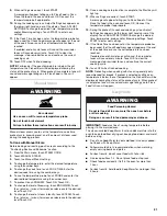 Preview for 21 page of KitchenAid KEHU309 Use & Care Manual