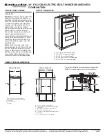 Preview for 1 page of KitchenAid KEHU309SSS - 30" Microwave Combination Oven Datasheet