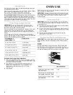 Preview for 8 page of KitchenAid KEMC308 Use & Care Manual