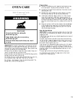 Preview for 19 page of KitchenAid KEMC308 Use & Care Manual