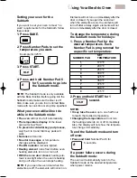 Preview for 37 page of KitchenAid KEMI301G Use And Care Manual