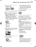 Предварительный просмотр 13 страницы KitchenAid KEMS307G Use And Care Manual