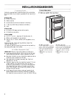 Preview for 2 page of KitchenAid KEMS308SSS - 30"BI M/W COMBO OVEN SS KITCHE Installation Instructions Manual