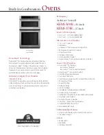 KitchenAid KEMS309B Speci?Cations preview