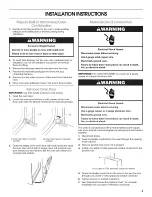 Предварительный просмотр 5 страницы KitchenAid KEMS309BBL00 Installation Instructions Manual