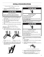 Preview for 5 page of KitchenAid KEMS309BSP Installation Instructions Manual