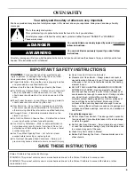 Preview for 3 page of KitchenAid KEMS309BSS Use And Care Manual