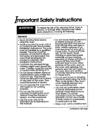 Preview for 3 page of KitchenAid KEMS377B Use And Care Manual