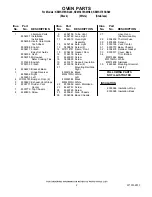 Preview for 2 page of KitchenAid KEMS378SBL00 Parts List