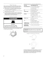 Preview for 8 page of KitchenAid KERA205 Use & Care Manual