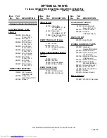 Preview for 8 page of KitchenAid KERA205PBL4 Parts List