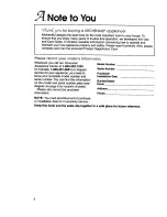 Preview for 2 page of KitchenAid KERC500 Use And Care Manual