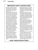 Preview for 4 page of KitchenAid KERC600 Use And Care Manual