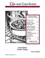 Preview for 1 page of KitchenAid KERI500 Use And Care Manual