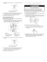 Предварительный просмотр 11 страницы KitchenAid KERK807PBB00 Installation Instructions Manual