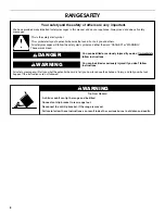 Preview for 2 page of KitchenAid KERS205TBL - ARCHITECTII - Electric Range Installation Instructions Manual