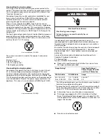 Preview for 5 page of KitchenAid KERS205TBL - ARCHITECTII - Electric Range Installation Instructions Manual