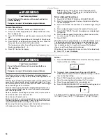 Preview for 16 page of KitchenAid KERS306BSS Use & Care Manual