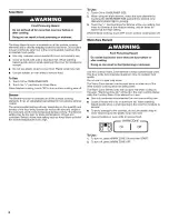 Preview for 8 page of KitchenAid KERS306BSS0 User Instructions