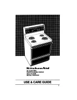 Предварительный просмотр 1 страницы KitchenAid KERS502 Use & Care Manual