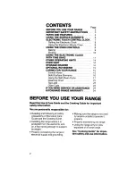 Preview for 2 page of KitchenAid KERS505 Use & Care Manual