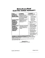 Preview for 26 page of KitchenAid KERS505 Use & Care Manual