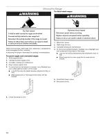 Preview for 14 page of KitchenAid KERS505XBL00 Installation Instructions Manual